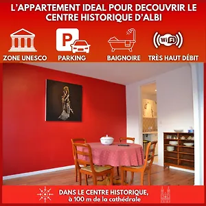 Apartment L'enfant De Boheme D'albi - Centre Unesco - 200m Cathedrale - Parking - Animaux Acceptes, Albi
